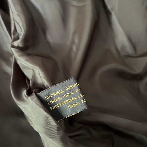 90s Adler Brown Genuine Suede Jacket with Front and Sleeves Boho Design - Picture 7 of 7